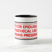 ないEpiduralまたはIntrathecal使用-コーヒー・マグのために マグカップ (中央)