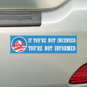 ないINFORMED.jpg バンパーステッカー (車上)