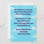 なえなえ&ルル アドベンチャーパーティー招待状 招待状 (裏面)