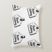 **なくなった魚釣り**枕 アクセントクッション (正面(垂直))