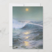 なごむような夕焼けの絵 招待状 (裏面)