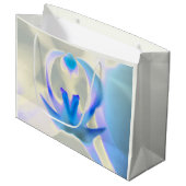 なごむオーキッドプリントギフトバッグ ラージペーパーバッグ (正面アングル)