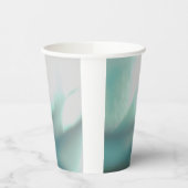 なごむグリーンプリントペーパーカップ 紙コップ (左)