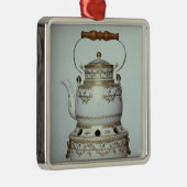 なされるルイXVIの磁器のやかんおよび立場 メタルオーナメント (右)