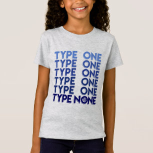 なしと入力[青/灰色] Tシャツ