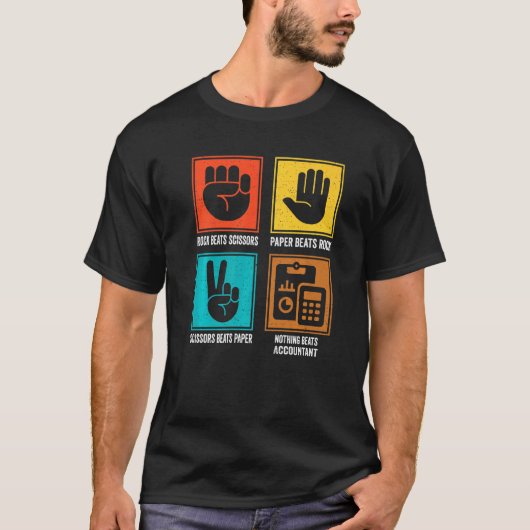 なしビート会計士簿記係Cpa会計士 Tシャツ (正面)