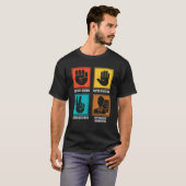 なしビート簿記係カッコいい簿記会計士Ar Tシャツ (正面フル)