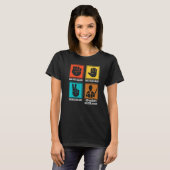 なしビート高校先生学習者教育者 Tシャツ (正面フル)
