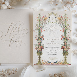 なしファンシーシンプル結婚式招待状 招待状