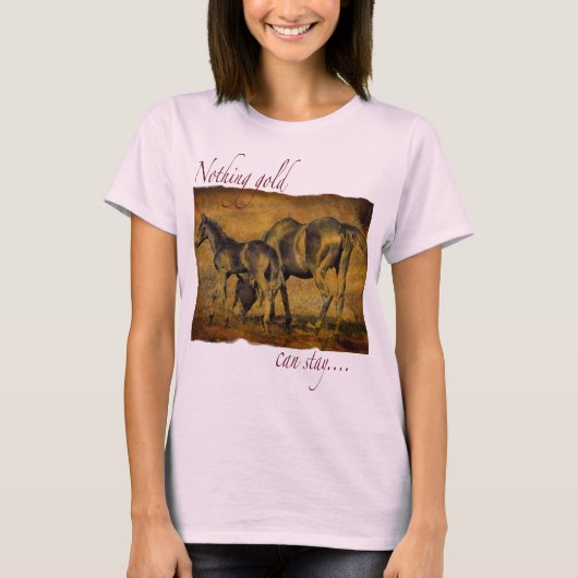 なし金ゴールド Tシャツ (正面)