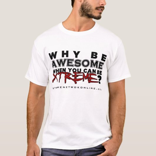 なぜありなさい素晴らしいが…. (白) Tシャツ (正面)