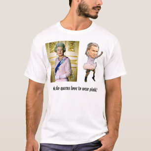 …なぜか、エリザベス女王、bush_dance4 (立つこと) tシャツ