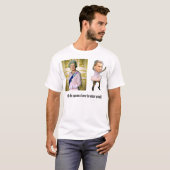 …なぜか、エリザベス女王、bush_dance4 (立つこと) tシャツ (正面フル)