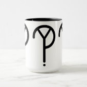 なぜか。 動きの信号器のマグの黒 マグカップ (中央)