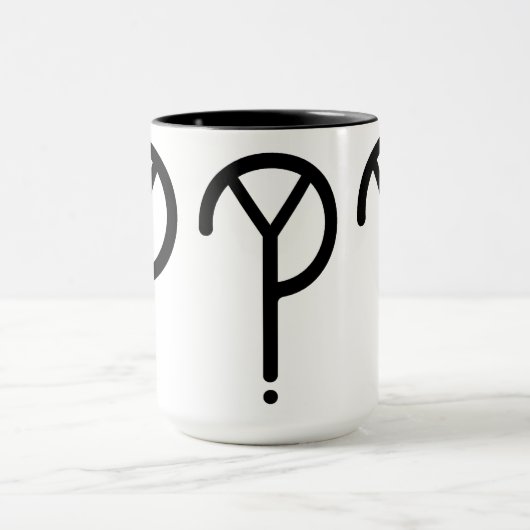 なぜか。 動きの信号器のマグの黒 マグカップ (中央)