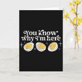 なぜここにいるか知ってる？デビルエッグに感謝、ありがとう カード (黄色い花)