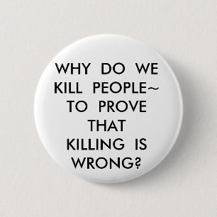 なぜしなさいかWEKILL PEOPLE~TOはTHATKILLINGを…証明します 缶バッジ