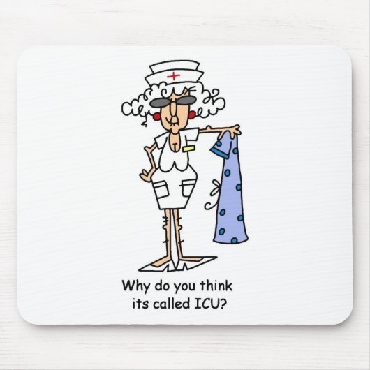 なぜそれを呼びましたICUを考えますか。 マウスパッド (正面)