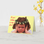 なぜそんなに沈鬱なの? カード (黄色い花)