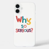 なぜそんなに深刻なの？ Case-Mate iPhoneケース (裏面)
