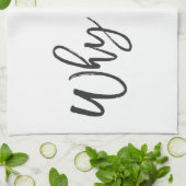 なぜないか。 やる気を起こさせるなタイポグラフィの台所タオル キッチンタオル (折り畳み)