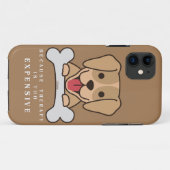 なぜならセラピーは高価すぎるおもしろい犬 Case-Mate iPhoneケース (裏面(横))