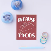 なぜならタコス チラシ (シングル)