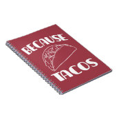 なぜならタコス ノートブック (右側)