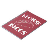 なぜならタコス ノートブック (左側)