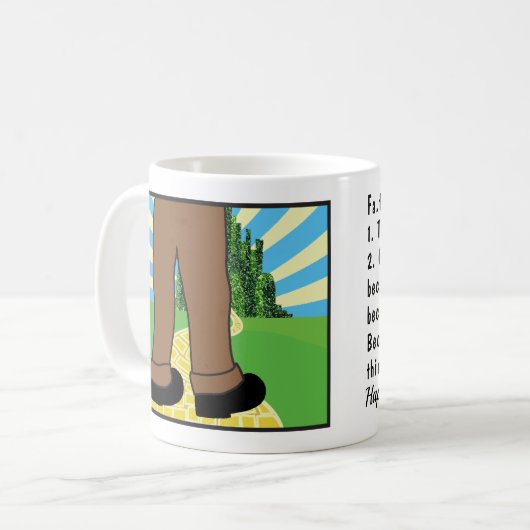 なぜならホワイトコーヒクラシックーマグ コーヒーマグカップ (正面左)