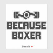 なぜならボクサーエンジンスポーツカービニールシール シール (シート)