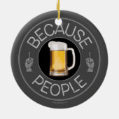 なぜなら人々(ビール) セラミックオーナメント (裏面)