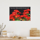 なぜなら恵みによって成り立っているからだ ポスター (キッチン)