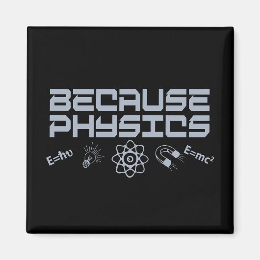 なぜなら物理学 マグネット (正面)