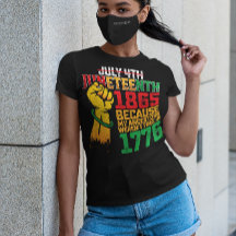 なぜなら私の先祖は1776年7月4日に解放されなかったからだ