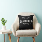 なぜなら私は大家だからプリント クッション (椅子)