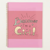 なぜなら私は女の子フェミニスト引用文 プランナー手帳 (正面)