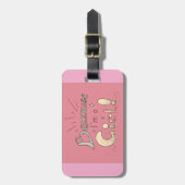 なぜなら私は女の子フェミニスト引用文 ラゲッジタグ (正面縦)