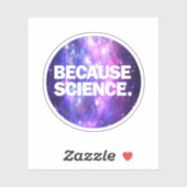 なぜなら科学ステッカー シール (シート)