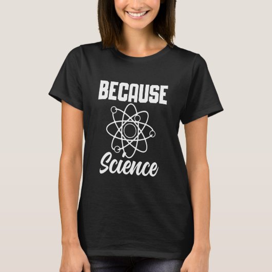 なぜなら科学1 Tシャツ (正面)