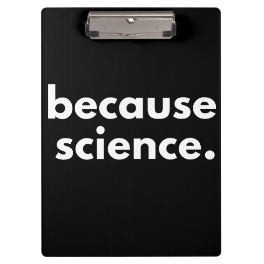 なぜなら科学 クリップボード (正面)