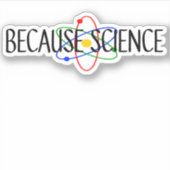 なぜなら科学 シール (正面)