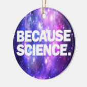 なぜなら科学 セラミックオーナメント (左)
