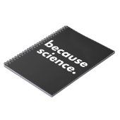 なぜなら科学 ノートブック (左側)