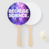 なぜなら科学 ハンドファン (正面&裏面)