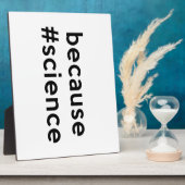 なぜなら科学 フォトプラーク (側面)