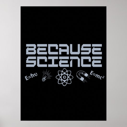 なぜなら科学 ポスター (正面)