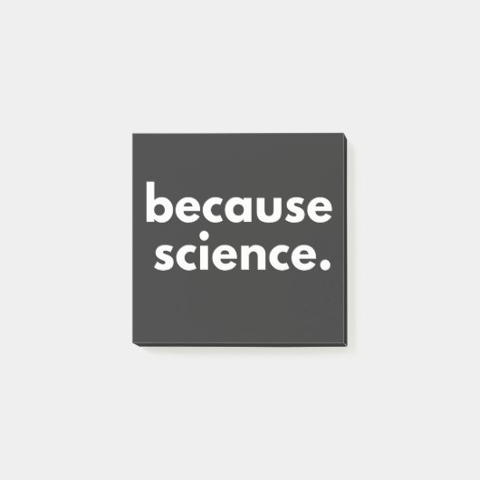 なぜなら科学 ポストイット (正面)