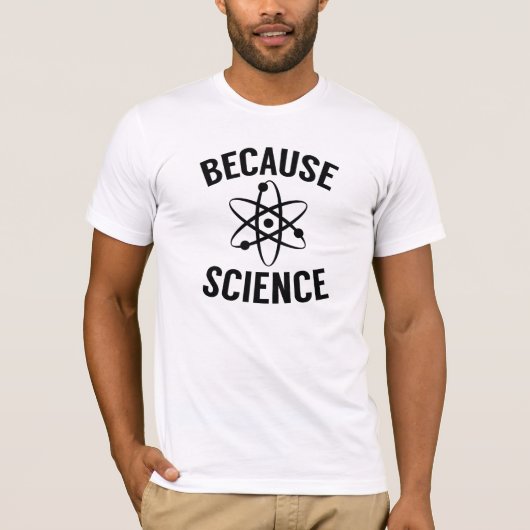 なぜなら科学 Tシャツ (正面)