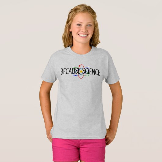 なぜなら科学Tシャツ Tシャツ (正面フル)